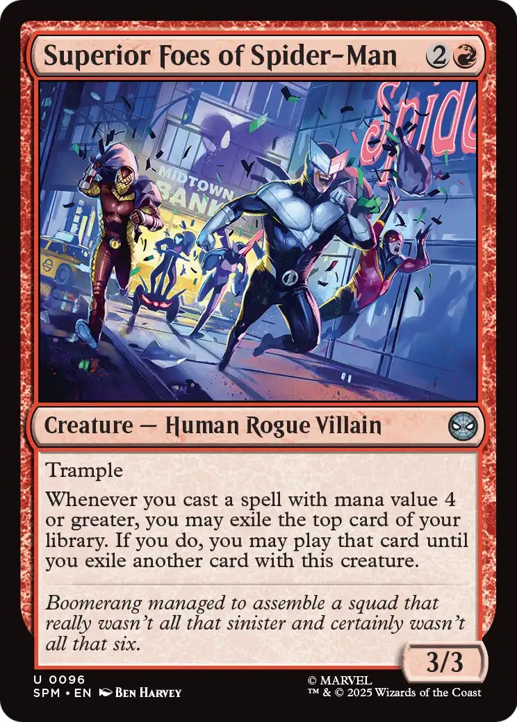 2025 Magic: The Gathering Marvel's Spider-Man 2025 Magic: The Gathering Marvel's Spider-Man #96 trading card