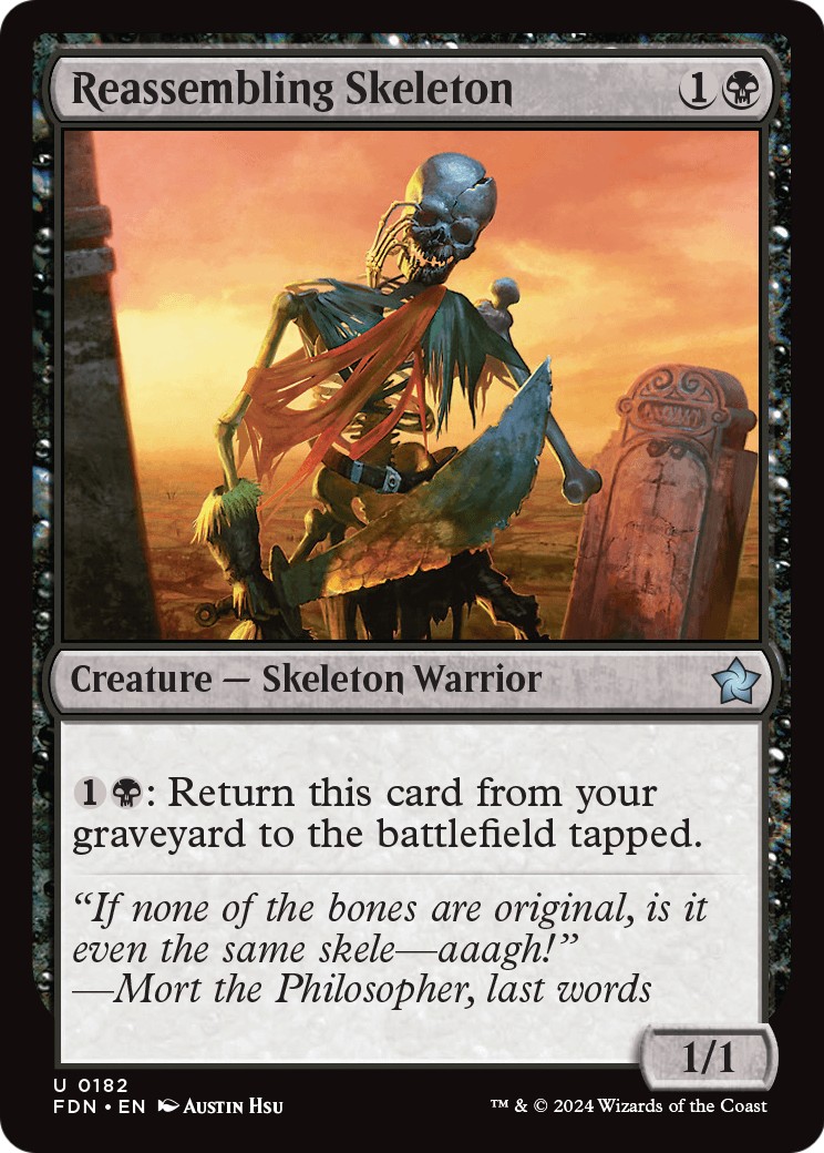 2024 Magic: The Gathering Foundations 2024 Magic: The Gathering Foundations #182 trading card