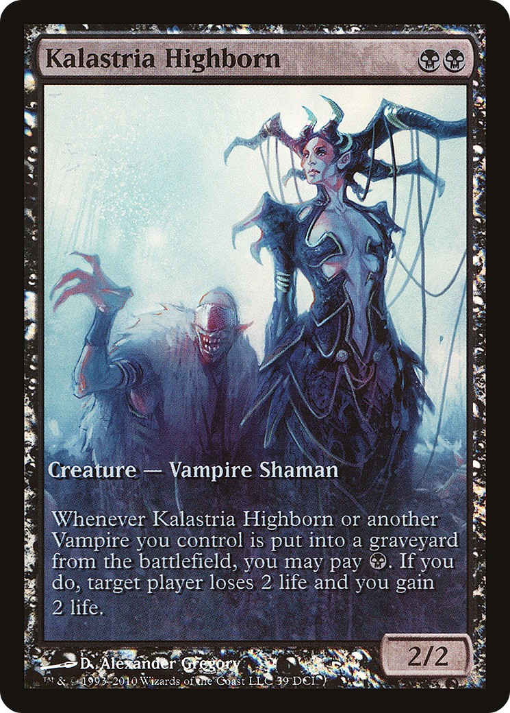 2010 Magic: The Gathering DCI Promos Kalastria Highborn #39 trading card