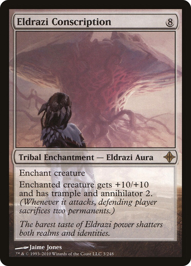 2010 Magic: The Gathering Rise of the Eldrazi 2010 Magic: The Gathering Rise of the Eldrazi #3 trading card