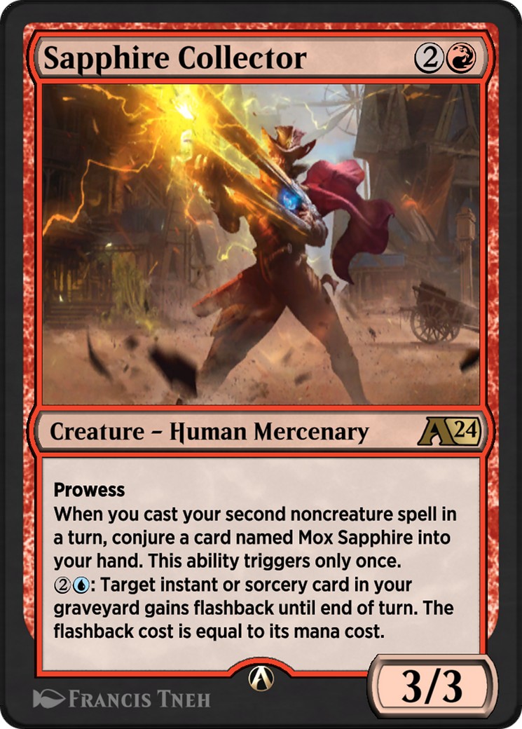 2024 Magic: The Gathering Alchemy: Outlaws of Thunder Junction Sapphire Collector #13 trading card