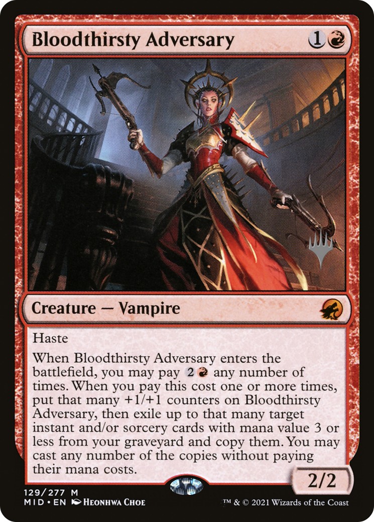 2021 Magic: The Gathering Innistrad: Midnight Hunt Promos 2021 Magic: The Gathering Innistrad: Midnight Hunt Promos #129p tra