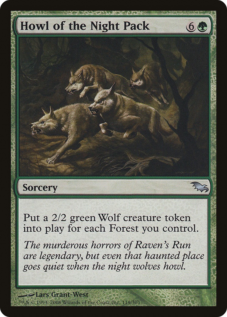 2008 Magic: The Gathering Shadowmoor 2008 Magic: The Gathering Shadowmoor #119 trading card