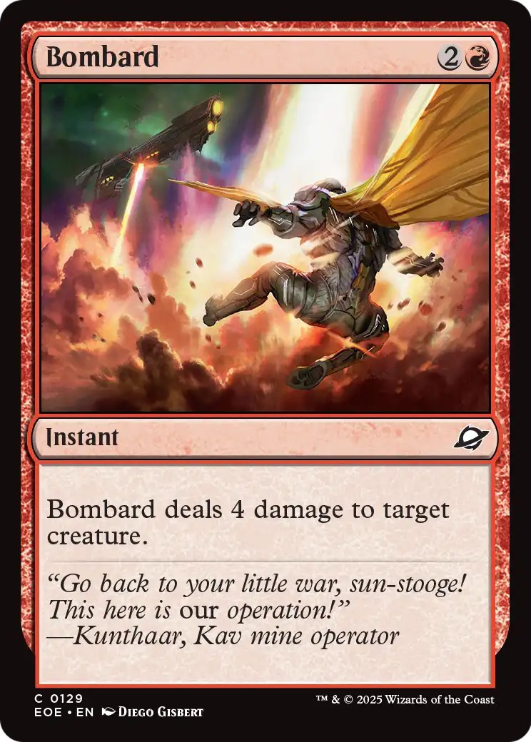 2025 Magic: The Gathering Edge of Eternities 2025 Magic: The Gathering Edge of Eternities #129 trading card