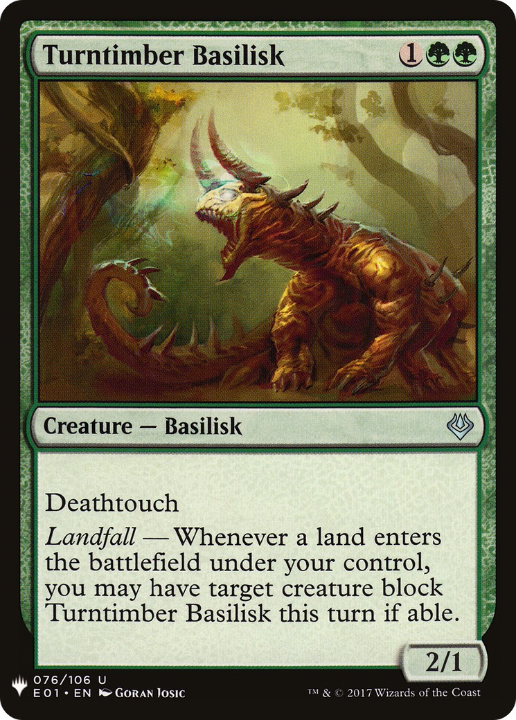 2019 Magic: The Gathering The List 2019 Magic: The Gathering The List #E01-76 trading card