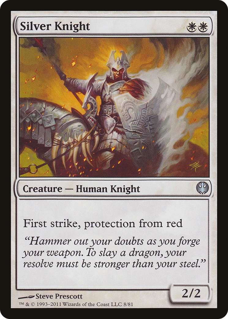 2011 Magic: The Gathering Duel Decks: Knights vs. Dragons 2011 Magic: The Gathering Duel Decks: Knights vs. Dragons #8 tradin