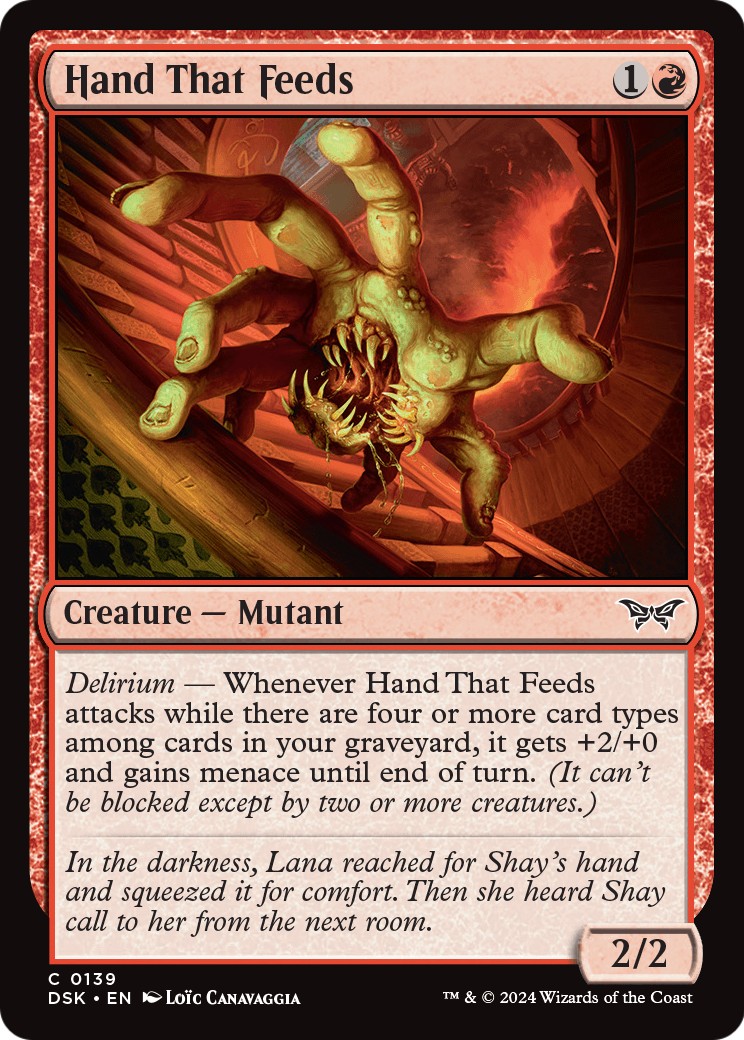 2024 Magic: The Gathering Duskmourn: House of Horror 2024 Magic: The Gathering Duskmourn: House of Horror #139 trading card