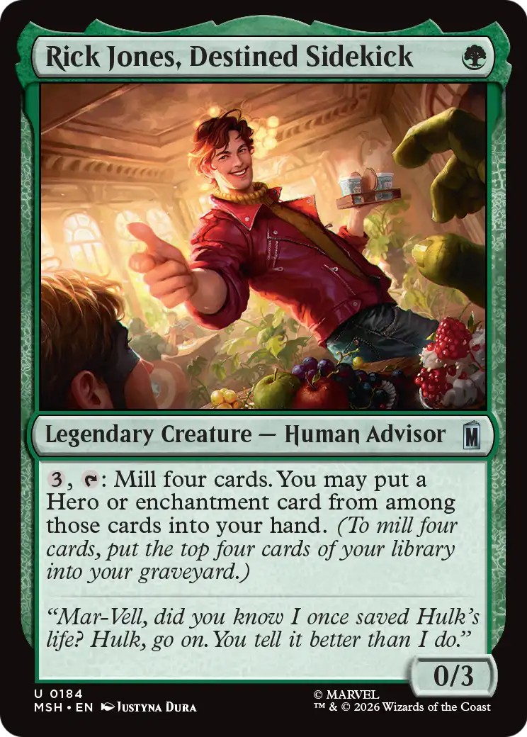 2026 Magic: The Gathering Marvel Super Heroes 2026 Magic: The Gathering Marvel Super Heroes #184 trading card