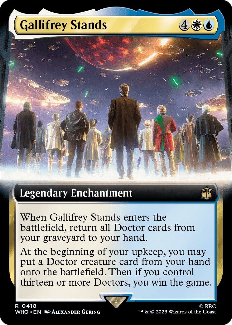 2023 Magic: The Gathering Doctor Who 2023 Magic: The Gathering Doctor Who #418 trading card