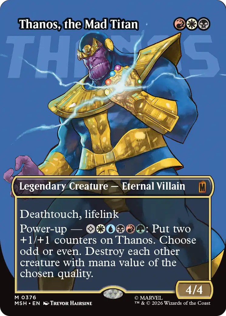 2026 Magic: The Gathering Marvel Super Heroes 2026 Magic: The Gathering Marvel Super Heroes #376 trading card