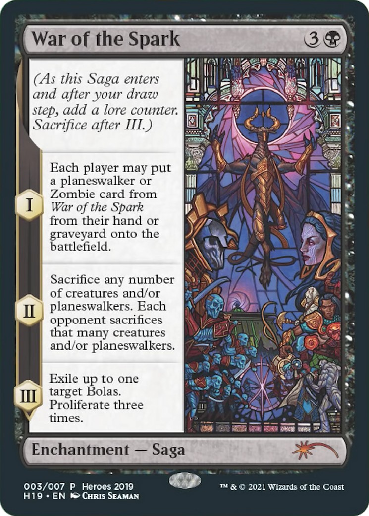 2020 Magic: The Gathering Heroes of the Realm War of the Spark #3 trading card