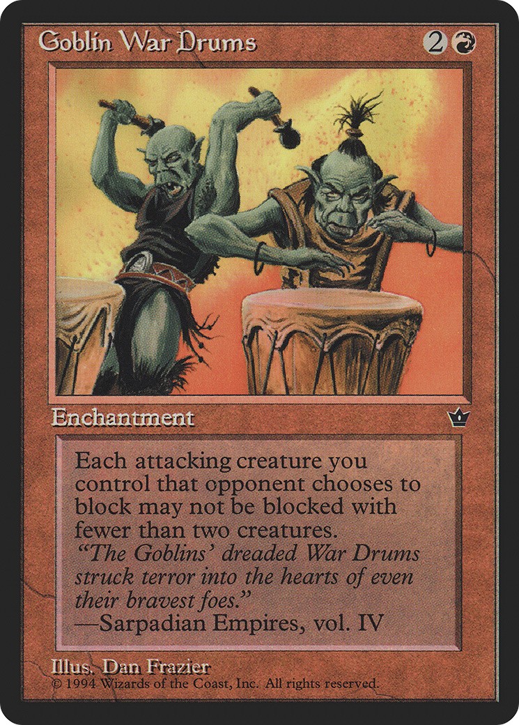 1994 Magic: The Gathering Fallen Empires 1994 Magic: The Gathering Fallen Empires #58a trading card