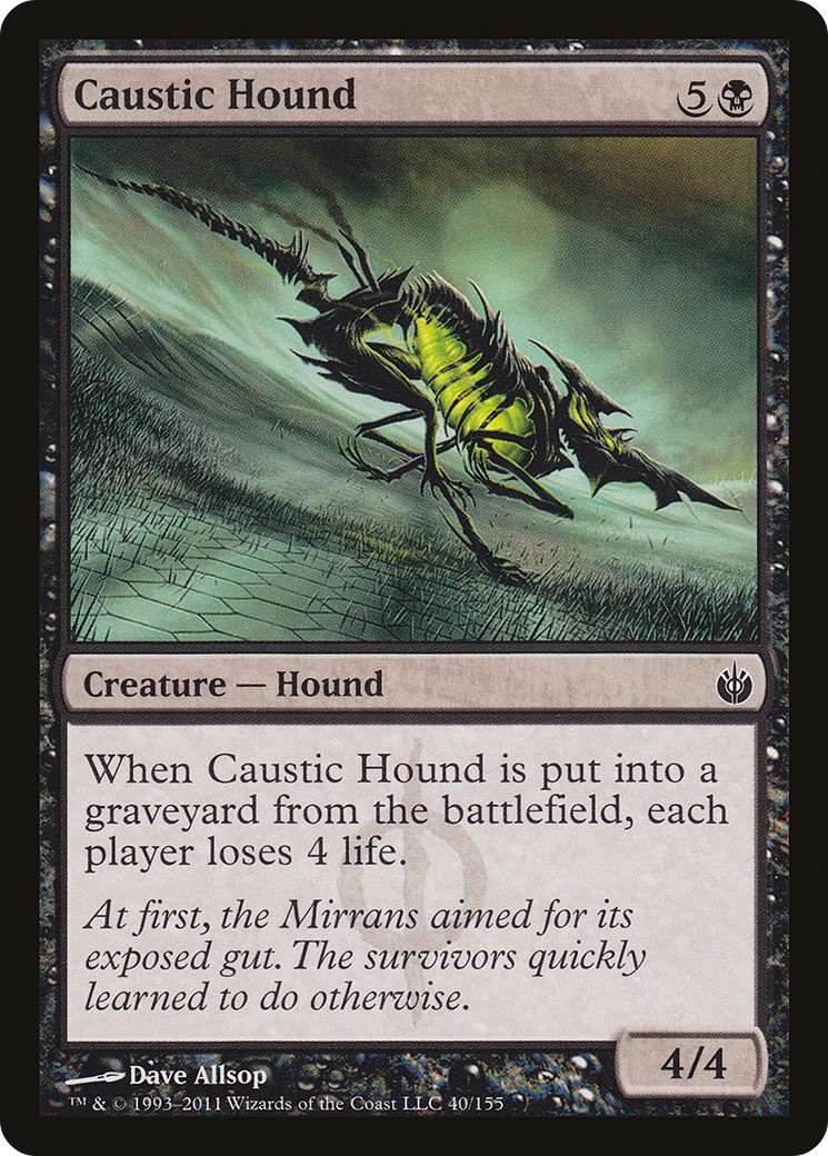 2011 Magic: The Gathering Mirrodin Besieged 2011 Magic: The Gathering Mirrodin Besieged #40 trading card