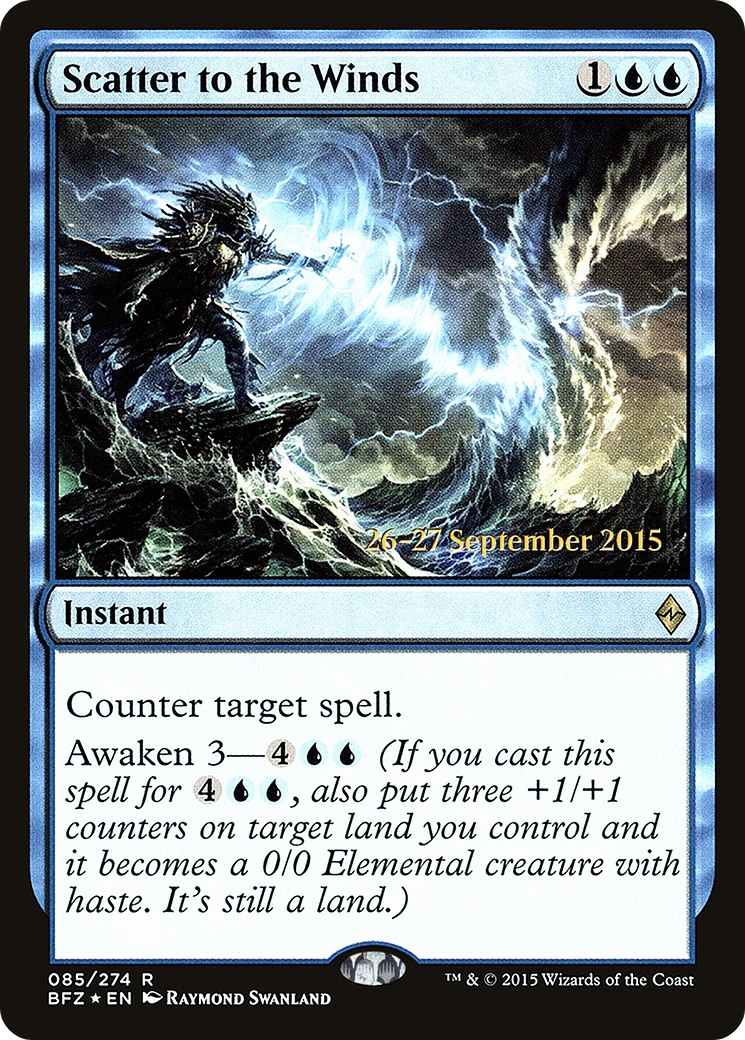 2015 Magic: The Gathering Battle for Zendikar Promos 2015 Magic: The Gathering Battle for Zendikar Promos #85s trading card