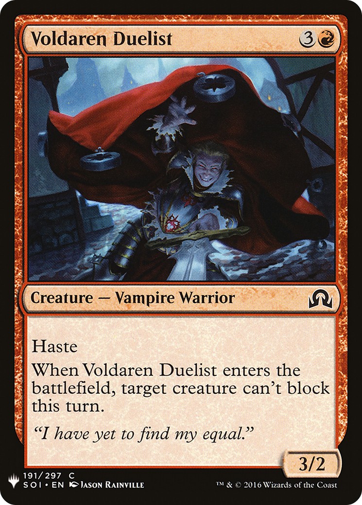 2019 Magic: The Gathering The List 2019 Magic: The Gathering The List #SOI-191 trading card