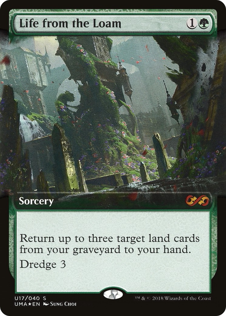 2018 Magic: The Gathering Ultimate Box Topper Life from the Loam #U17 trading card