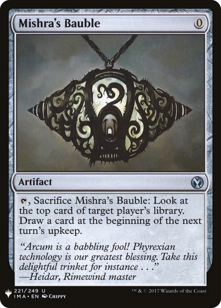 2019 Magic: The Gathering The List 2019 Magic: The Gathering The List #IMA-221 trading card