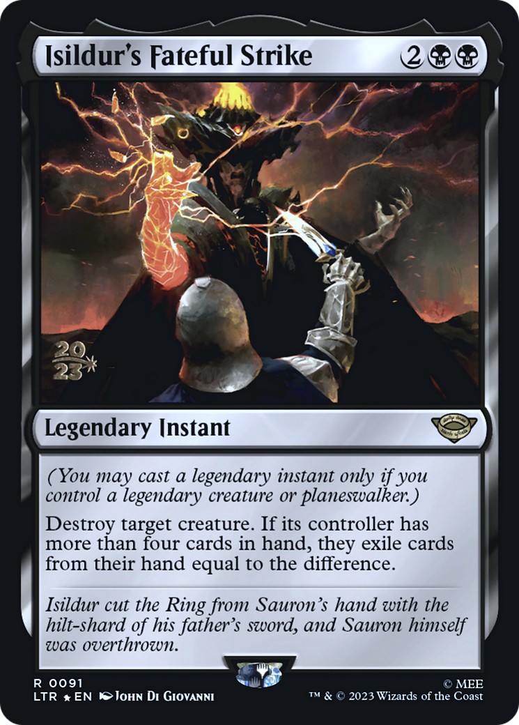 2023 Magic: The Gathering Tales of Middle-earth Promos 2023 Magic: The Gathering Tales of Middle-earth Promos #91s trading ca