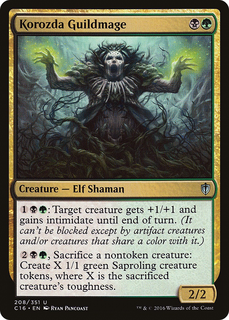 2016 Magic: The Gathering Commander 2016 Magic: The Gathering Commander #208 trading card