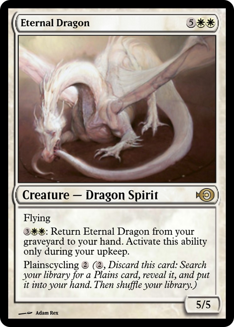 2010 Magic: The Gathering Magic Online Promos Eternal Dragon #31387 trading card