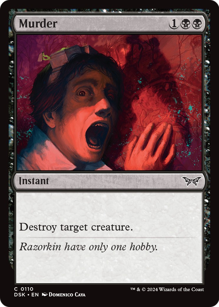 2024 Magic: The Gathering Duskmourn: House of Horror 2024 Magic: The Gathering Duskmourn: House of Horror #110 trading card