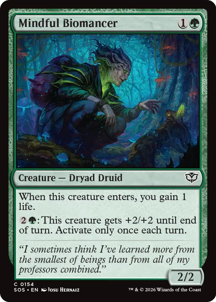 2026 Magic: The Gathering Secrets of Strixhaven 2026 Magic: The Gathering Secrets of Strixhaven #154 trading card
