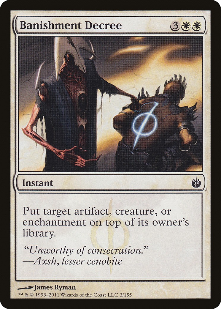 2011 Magic: The Gathering Mirrodin Besieged 2011 Magic: The Gathering Mirrodin Besieged #3 trading card