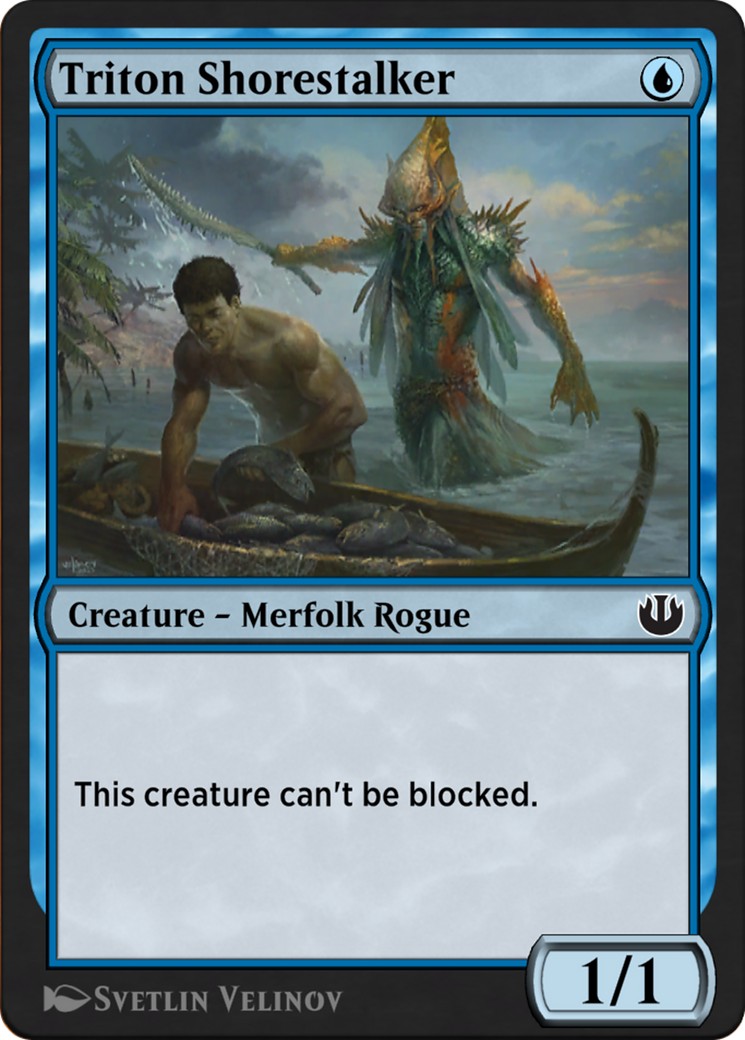 2025 Magic: The Gathering Pioneer Anthology 1 Triton Shorestalker #1 trading card
