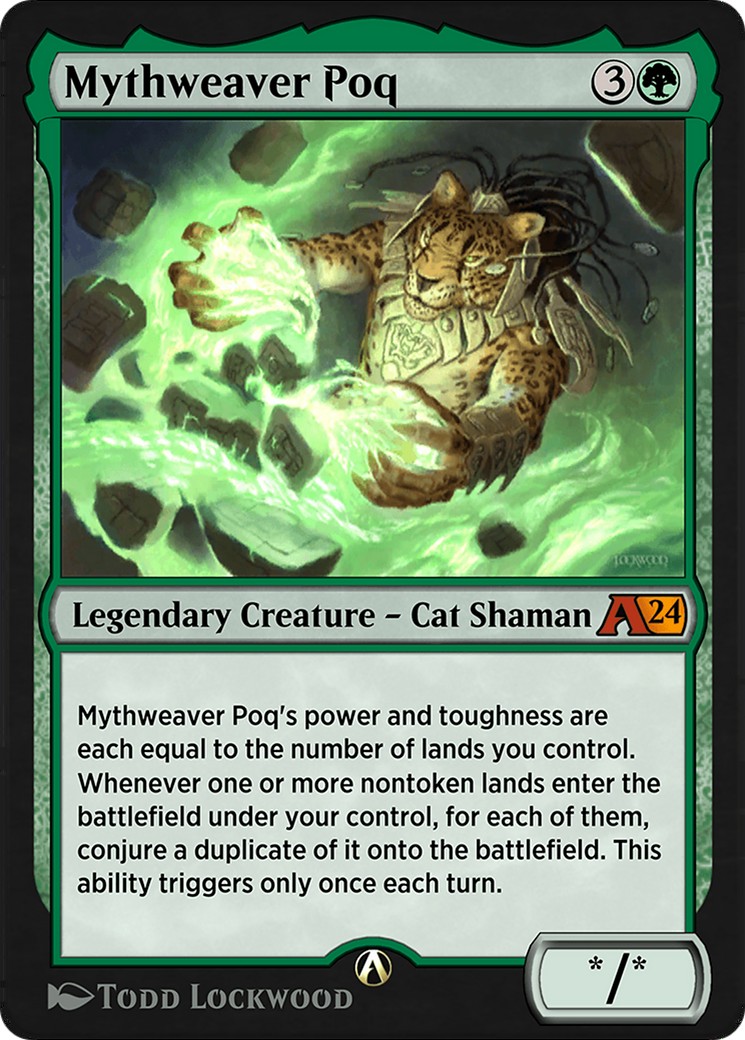 2023 Magic: The Gathering Alchemy: Ixalan Mythweaver Poq #19 trading card