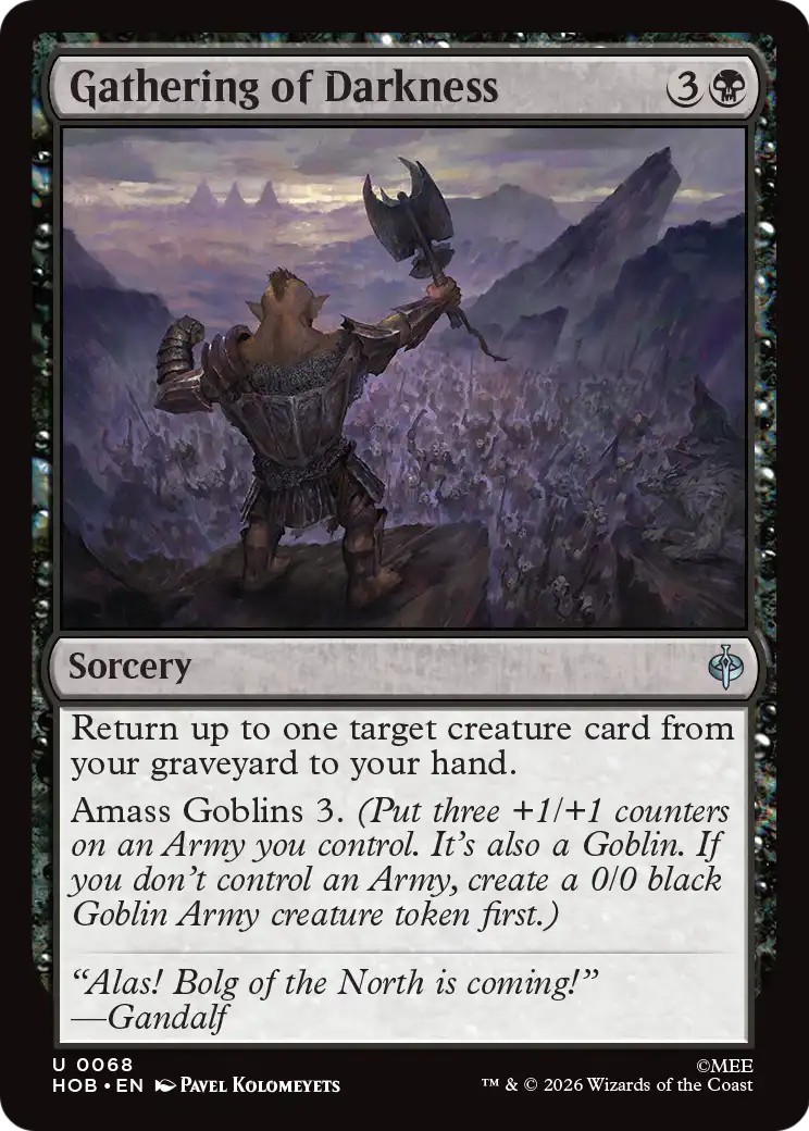 2026 Magic: The Gathering The Hobbit 2026 Magic: The Gathering The Hobbit #68 trading card
