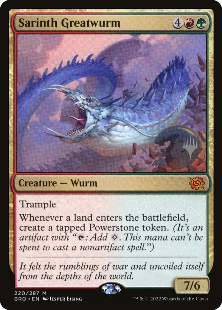 2022 Magic: The Gathering The Brothers' War Promos 2022 Magic: The Gathering The Brothers' War Promos #220p trading card