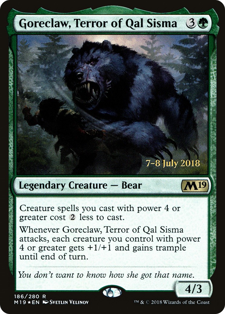 2018 Magic: The Gathering Core Set 2019 Promos 2018 Magic: The Gathering Core Set 2019 Promos #186s trading card