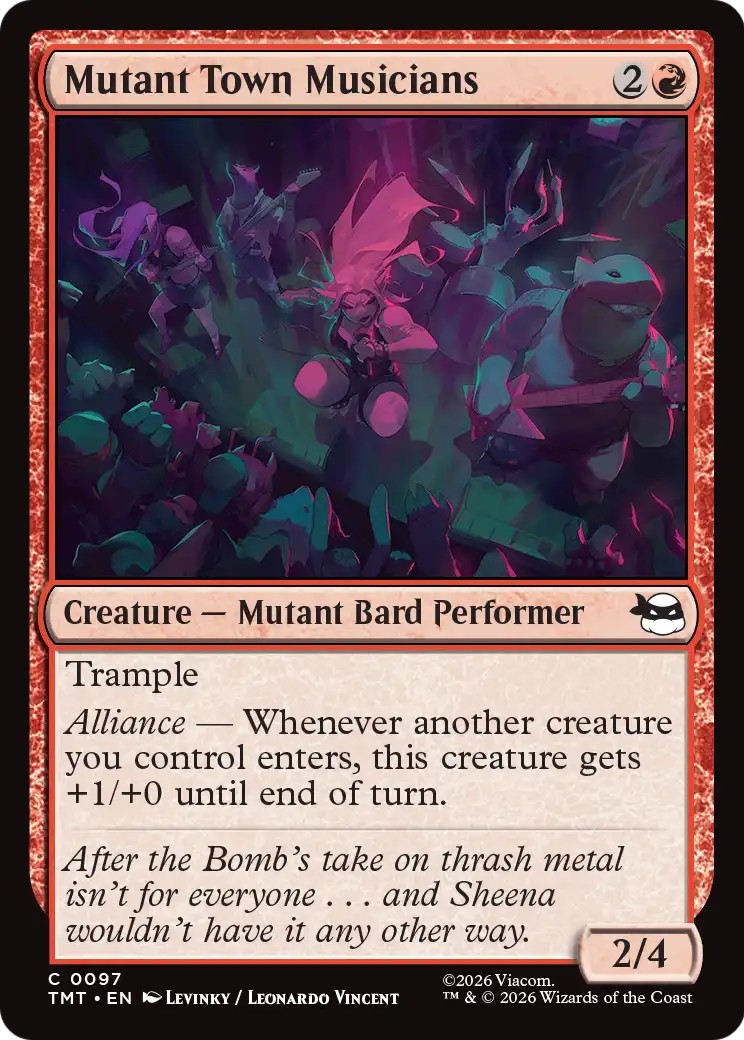 2026 Magic: The Gathering Teenage Mutant Ninja Turtles 2026 Magic: The Gathering Teenage Mutant Ninja Turtles #97 trading car