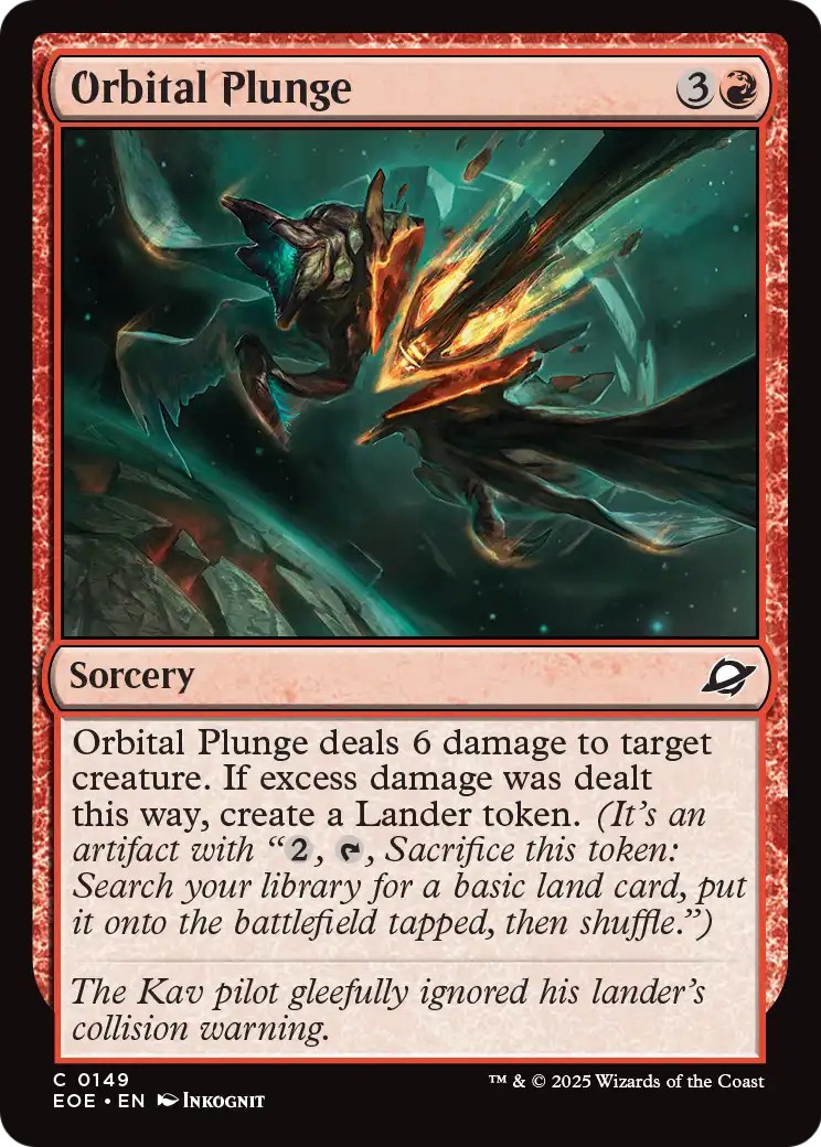 2025 Magic: The Gathering Edge of Eternities 2025 Magic: The Gathering Edge of Eternities #149 trading card
