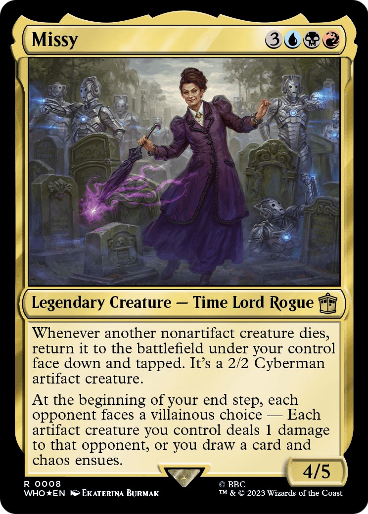 2023 Magic: The Gathering Doctor Who 2023 Magic: The Gathering Doctor Who #8 trading card