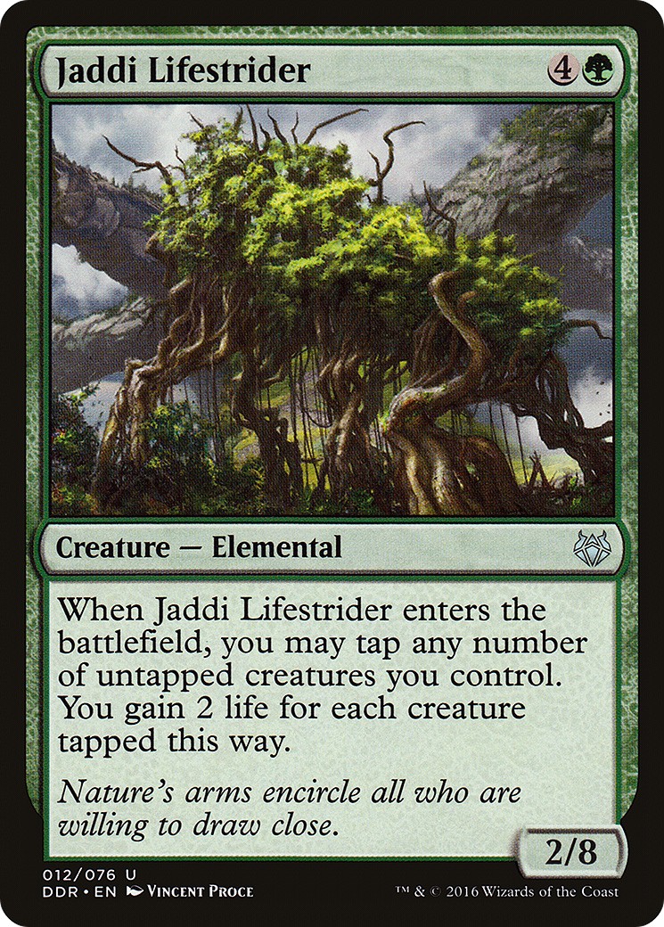 2016 Magic: The Gathering Duel Decks: Nissa vs. Ob Nixilis Jaddi Lifestrider #12 trading card