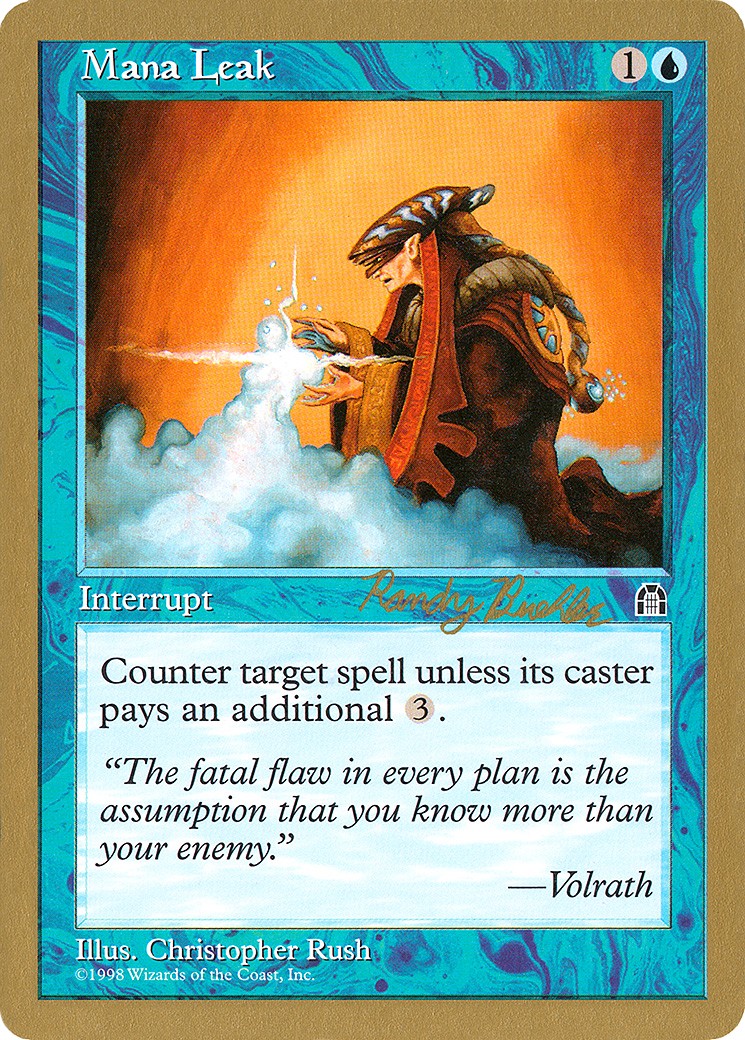 1998 Magic: The Gathering World Championship Decks 1998 Magic: The Gathering World Championship Decks #rb36 trading card