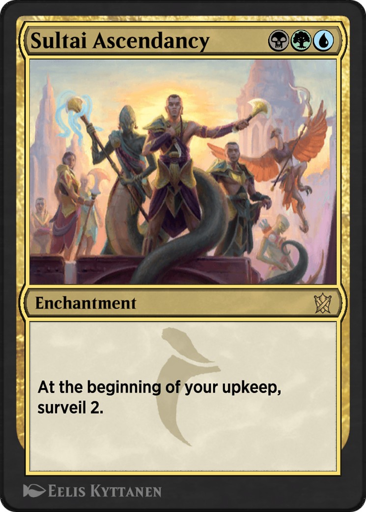 2023 Magic: The Gathering Khans of Tarkir Sultai Ascendancy #203y trading card