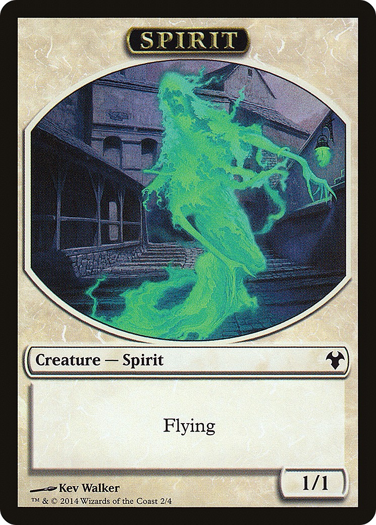 2014 Magic: The Gathering Modern Event Deck 2014 Tokens Spirit #2 trading card