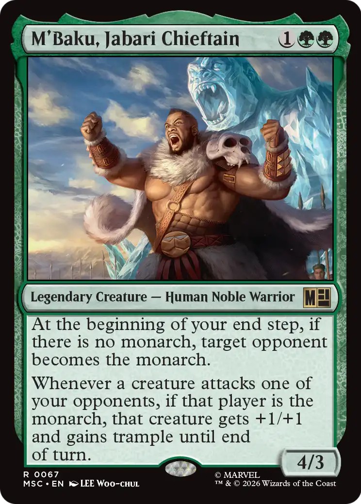 2026 Magic: The Gathering Marvel Super Heroes 2026 Magic: The Gathering Marvel Super Heroes #67 trading card