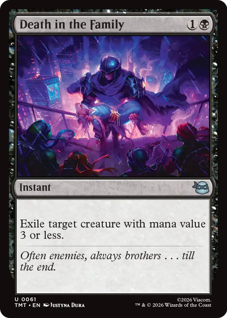 2026 Magic: The Gathering Teenage Mutant Ninja Turtles 2026 Magic: The Gathering Teenage Mutant Ninja Turtles #61 trading car
