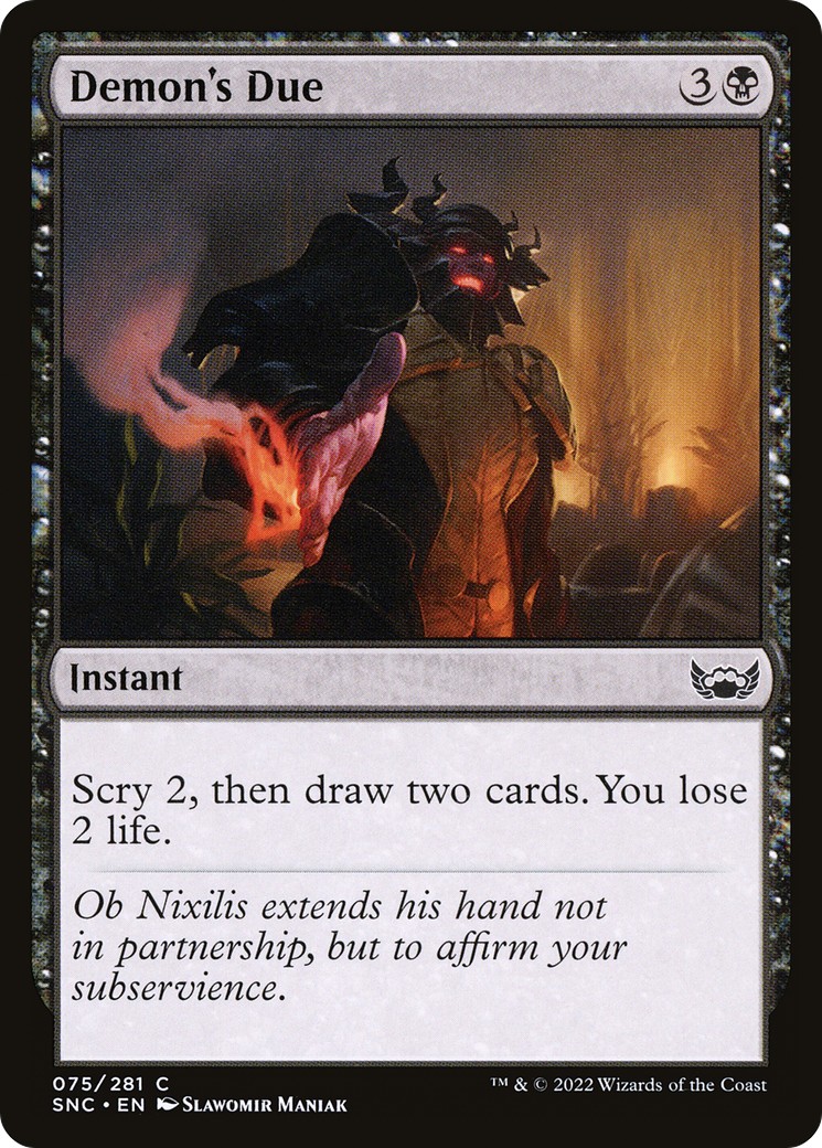 2022 Magic: The Gathering Streets of New Capenna 2022 Magic: The Gathering Streets of New Capenna #75 trading card