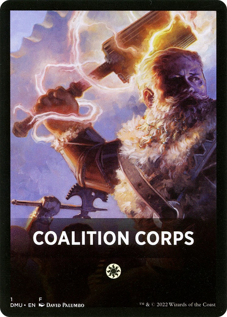 2022 Magic: The Gathering Dominaria United Jumpstart Front Cards Coalition Corps #1 trading card