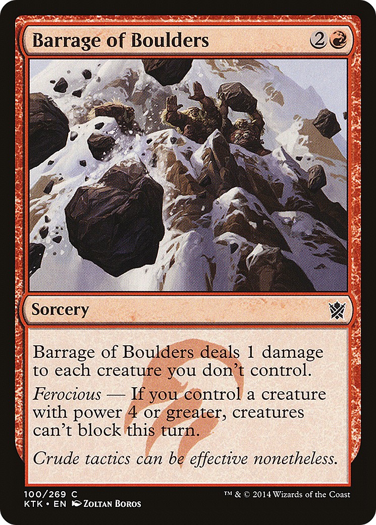 Barrage of Boulders - Image 1