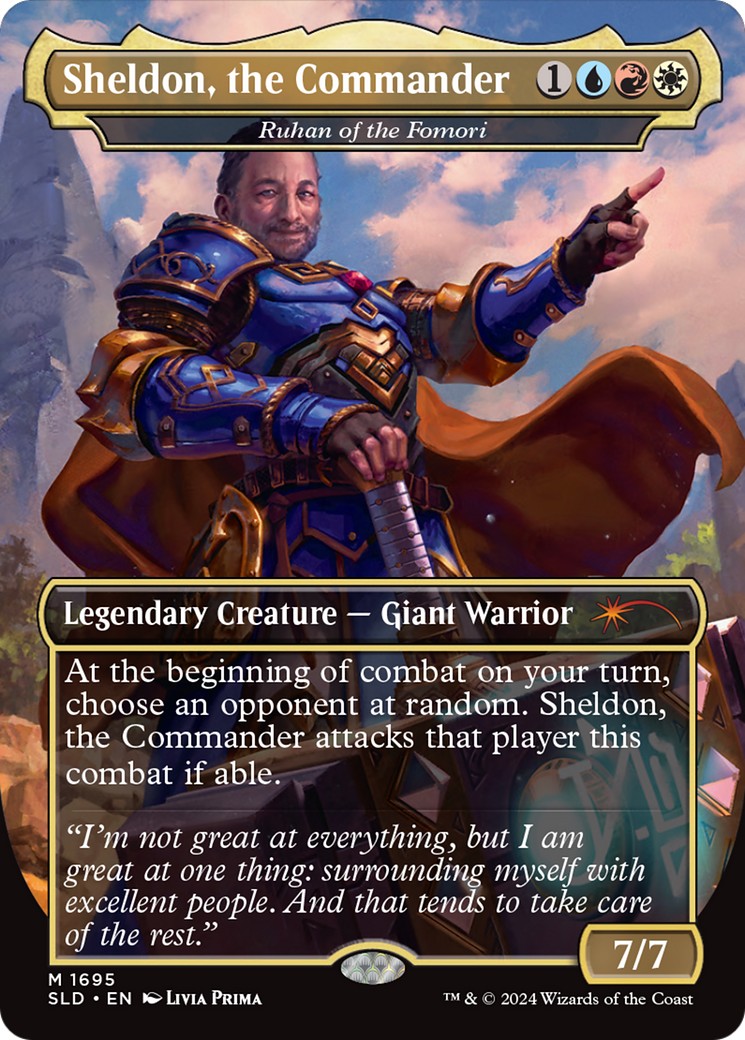 2024 Magic: The Gathering Secret Lair Drop 2024 Magic: The Gathering Secret Lair Drop #1695 trading card