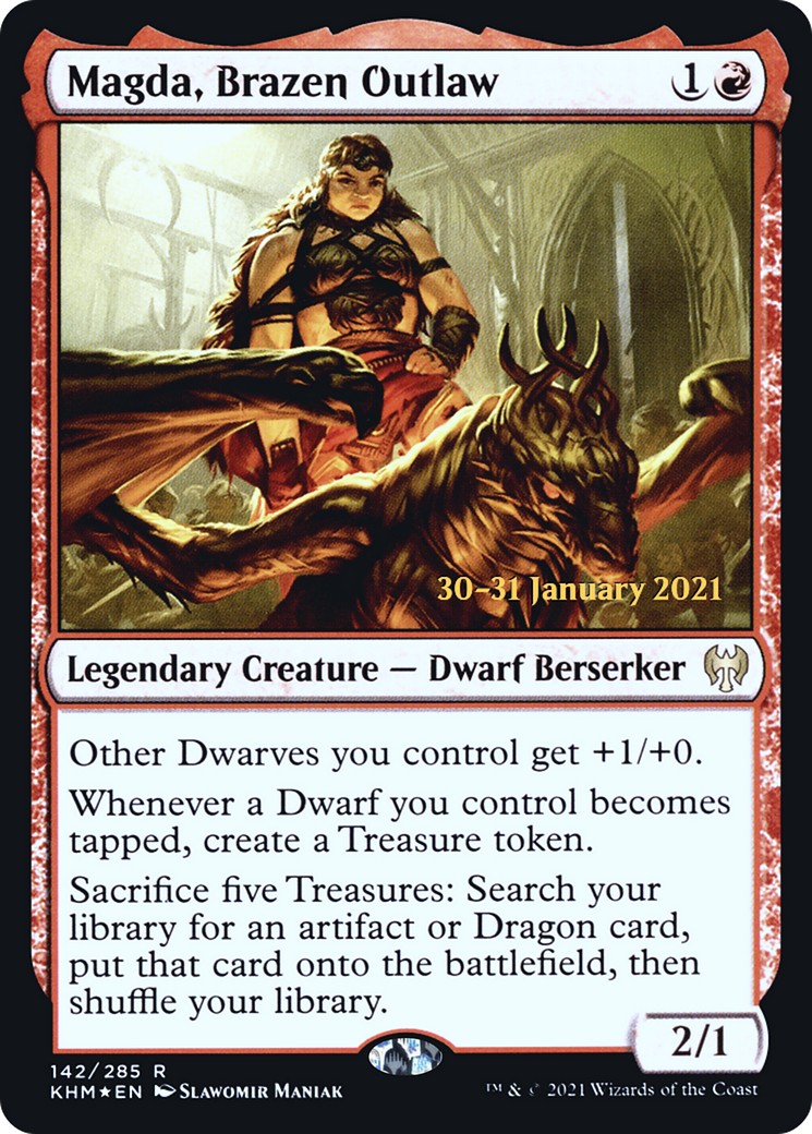 2021 Magic: The Gathering Kaldheim Promos 2021 Magic: The Gathering Kaldheim Promos #142s trading card