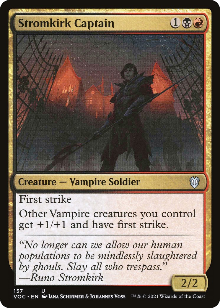 2021 Magic: The Gathering Crimson Vow 2021 Magic: The Gathering Crimson Vow #157 trading card