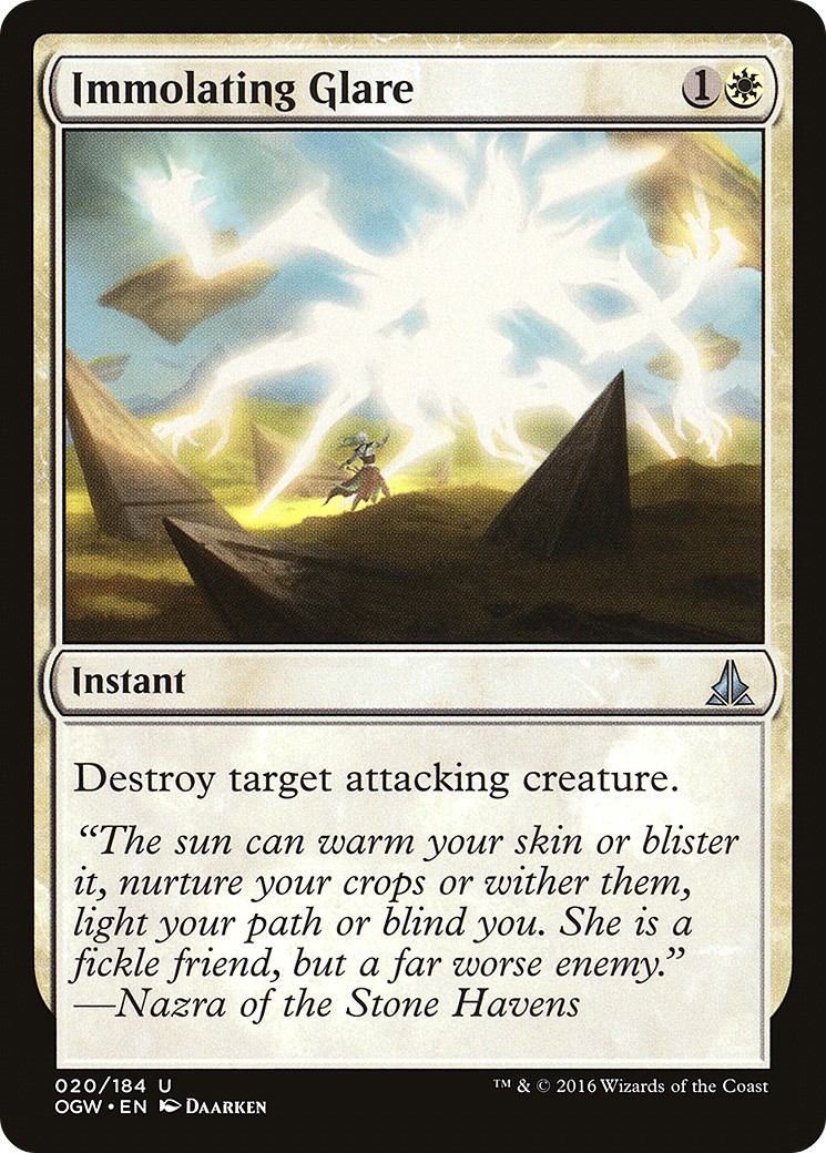 2016 Magic: The Gathering Oath of the Gatewatch 2016 Magic: The Gathering Oath of the Gatewatch #20 trading card