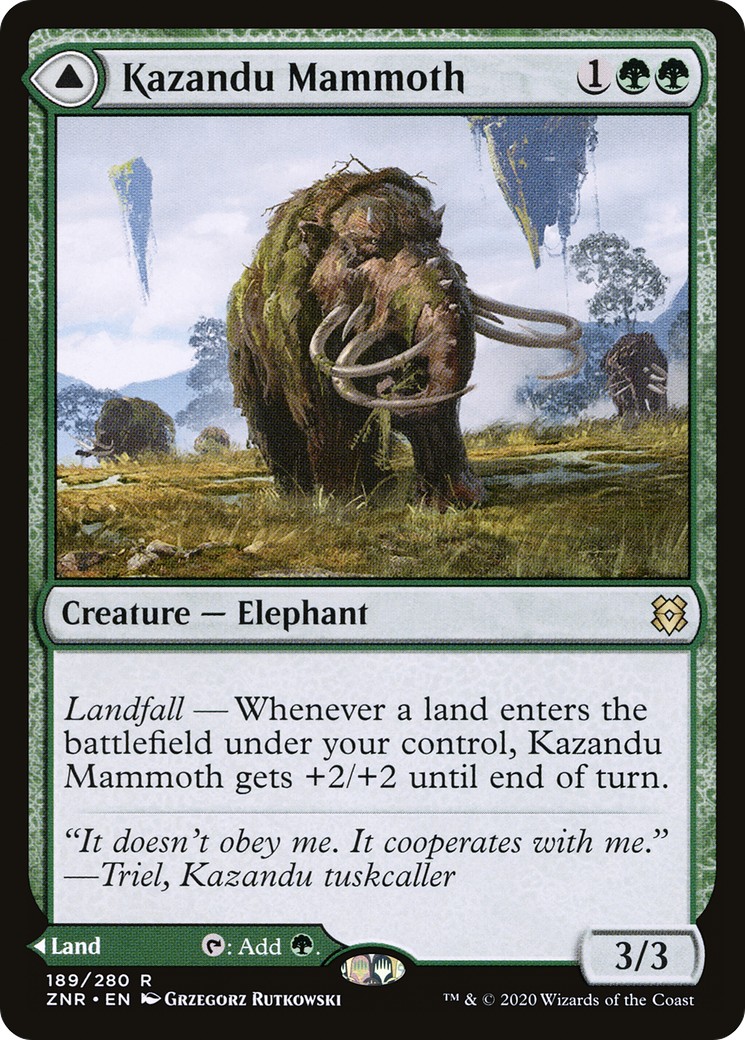 2020 Magic: The Gathering Zendikar Rising 2020 Magic: The Gathering Zendikar Rising #189 trading card