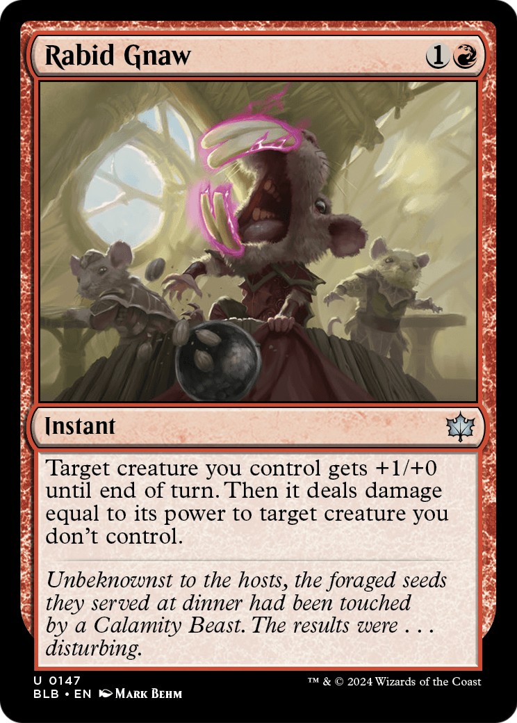 2024 Magic: The Gathering Bloomburrow 2024 Magic: The Gathering Bloomburrow #147 trading card